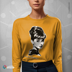 Audrey Hepburn Vintage Long Sleeve Top | 50s 60s Vacation Sweatshirt Holiday Sweaters Breakfast at Tiffany's