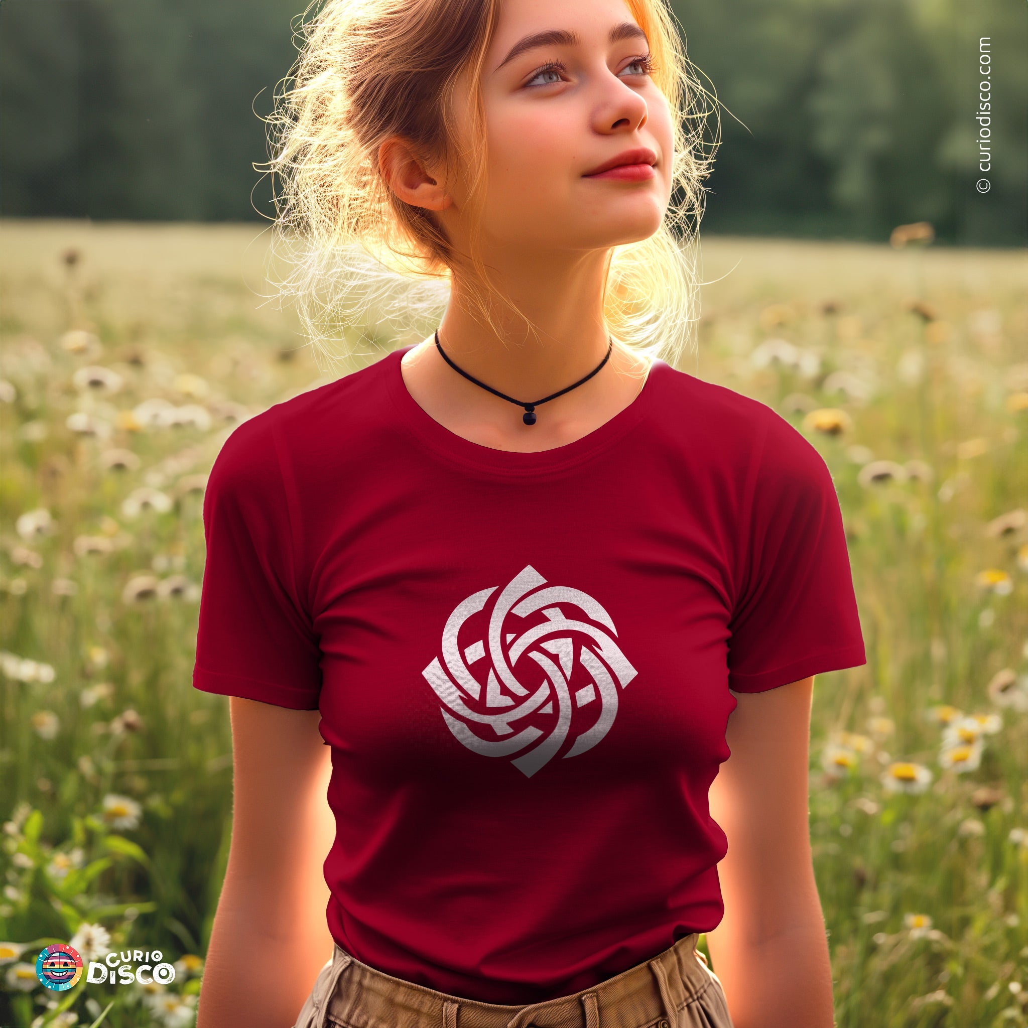 Cardinal red tree of life yoga shirt with celtic knot, ideal as love knot viking nordic celtic gifts, gifts for wife, yoga gifts for her, plus size clothing for mystical cottage core workout, and gifts for mom.