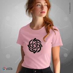 Pink tree of life yoga shirt with celtic knot, ideal as love knot viking nordic celtic gifts, gifts for wife, yoga gifts for her, plus size clothing for mystical cottage core workout, and gifts for mom.