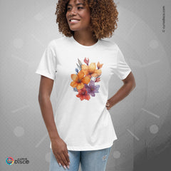 Cottagecore Crocus Flower Shirt, ideal as gifts for girlfriend, botanical shirt for Mother's Day gifts, fairycore style, grandma gift, featuring poppy, tulip, crocus in light academia design, perfect for Earth Day, gifts for mom