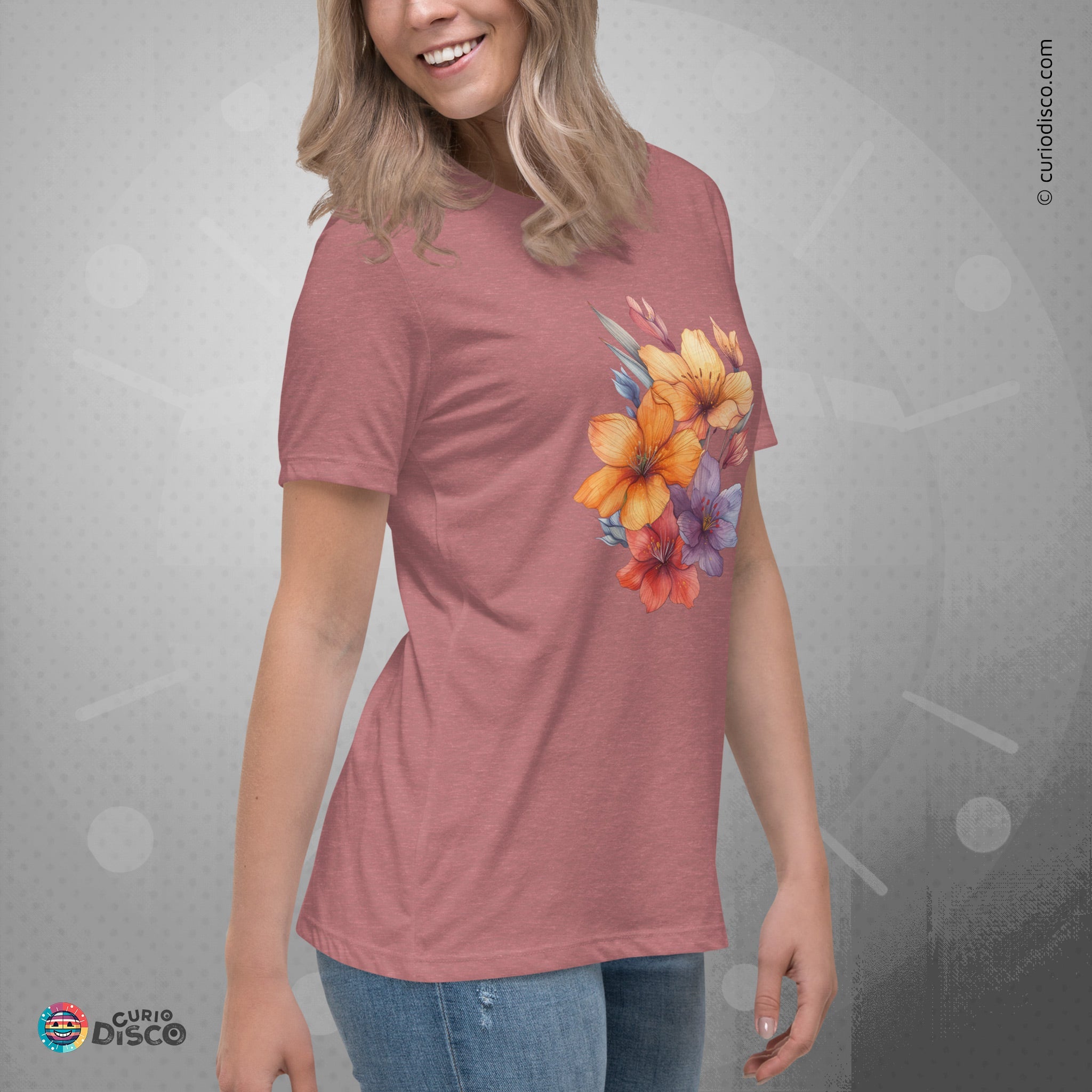 Cottagecore Crocus Flower Shirt, ideal as gifts for girlfriend, botanical shirt for Mother's Day gifts, fairycore style, grandma gift, featuring poppy, tulip, crocus in light academia design, perfect for Earth Day, gifts for mom