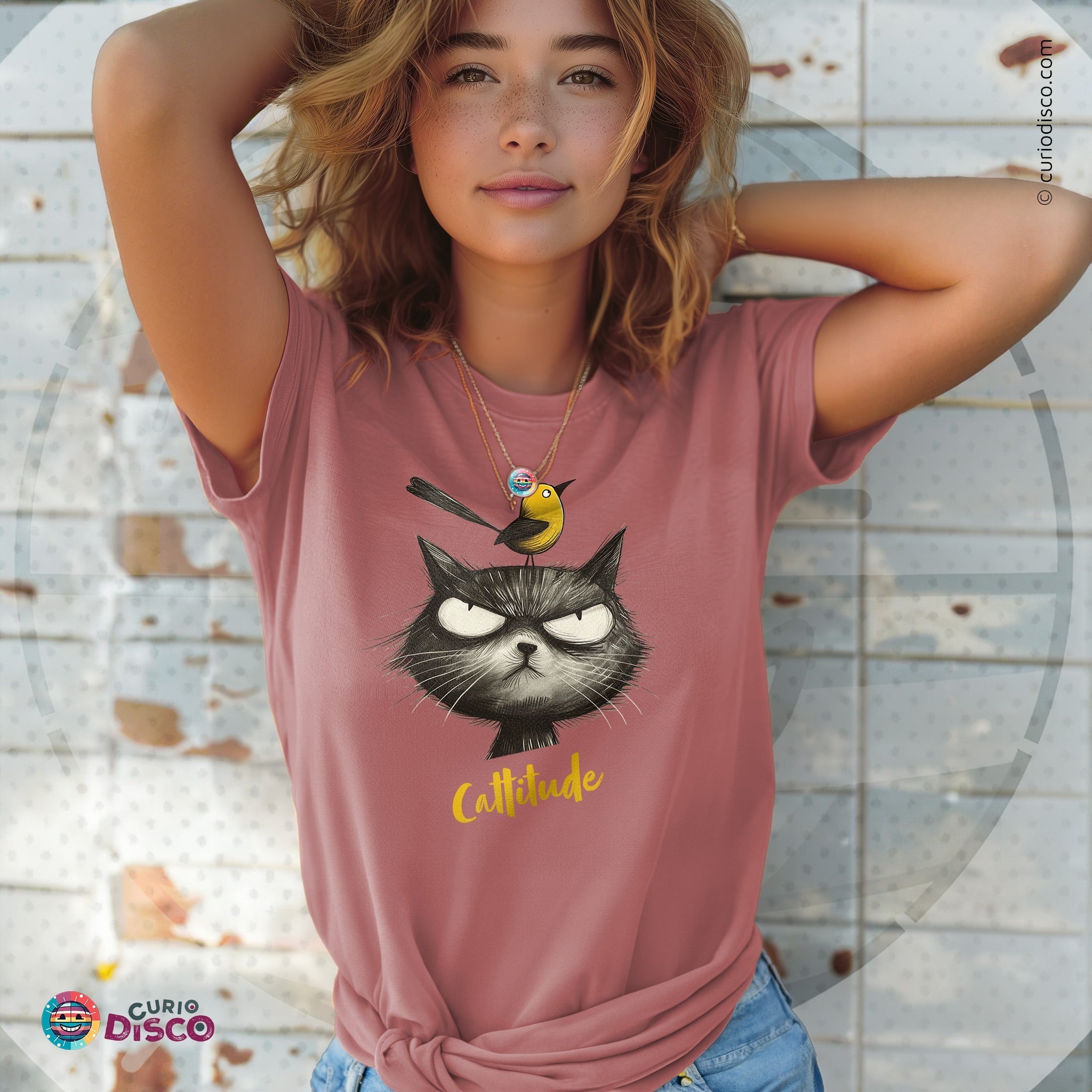 Mauve, short sleeve t-shirt, a funny cat shirt and ironic shirt blend, great as gifts for girlfriend, cat lover gift, and meme shirt. Cat yoga, treat yourself, gifts for cat lovers and cat people. Custom pet shirt available in plus size.